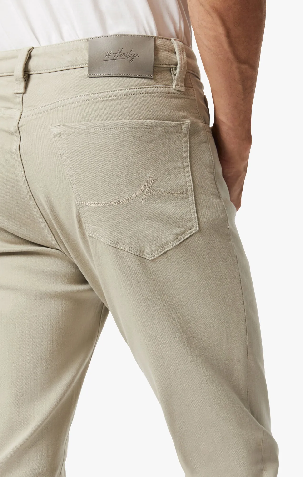 Charisma Relaxed Straight Pants In Stone Comfort