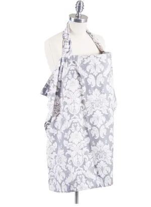 Chateau Silver Nursing Cover   3 Burp cloths
