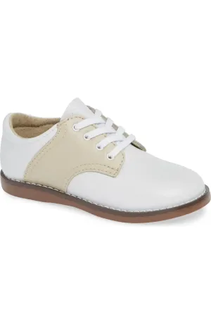 Cheer Saddle Shoe - White & Ecru