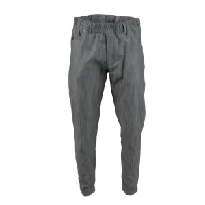 Chef Works Urban Jogger 257 Black and White Fine Stripe Size L