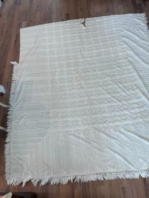 Chenille Cutter Quilt has some tears