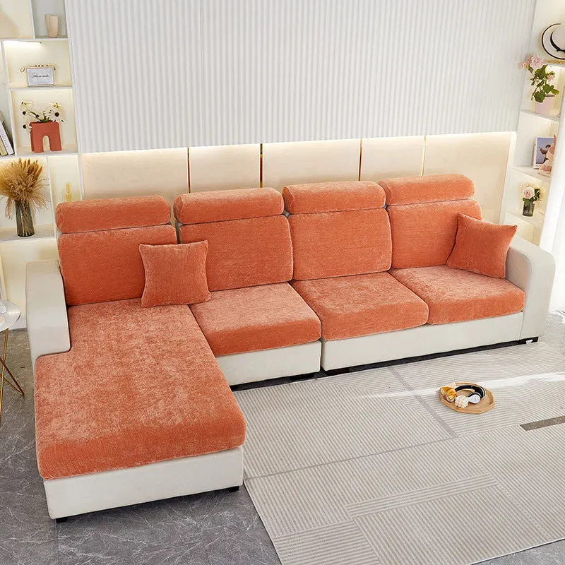 Chenille Perfection Sectional Sofa Cover