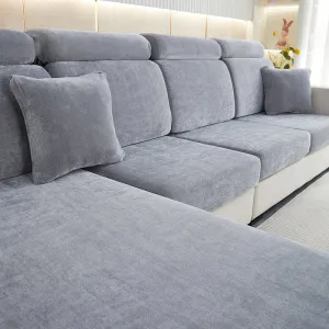 Chenille Perfection Sectional Sofa Cover
