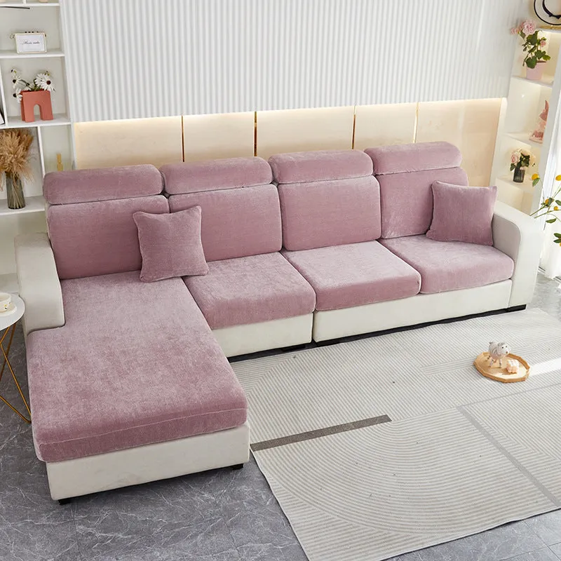 Chenille Perfection Sectional Sofa Cover