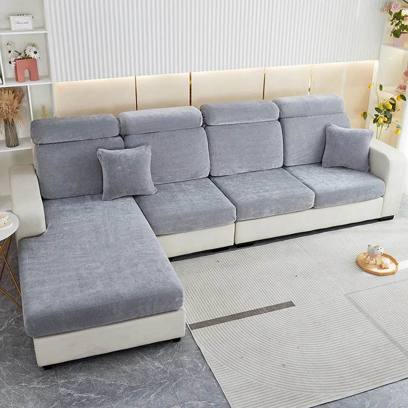 Chenille Perfection Sectional Sofa Cover