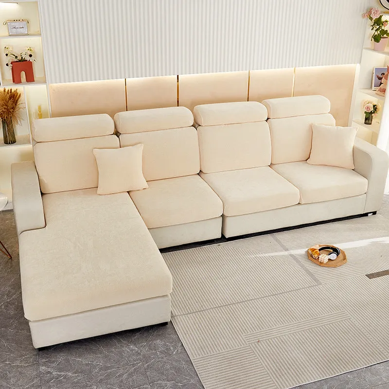Chenille Perfection Sectional Sofa Cover