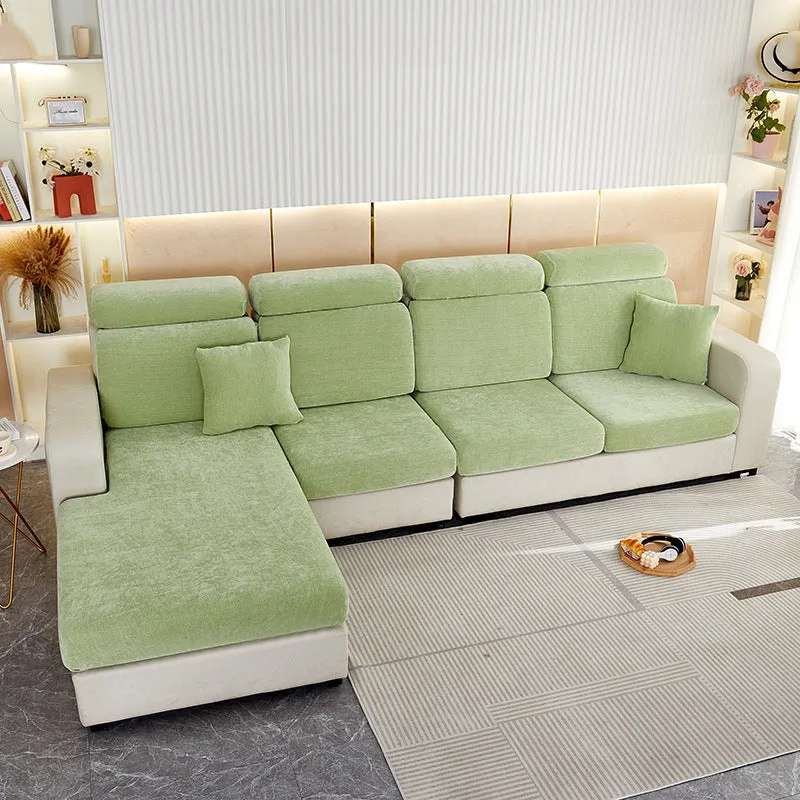 Chenille Perfection Sectional Sofa Cover