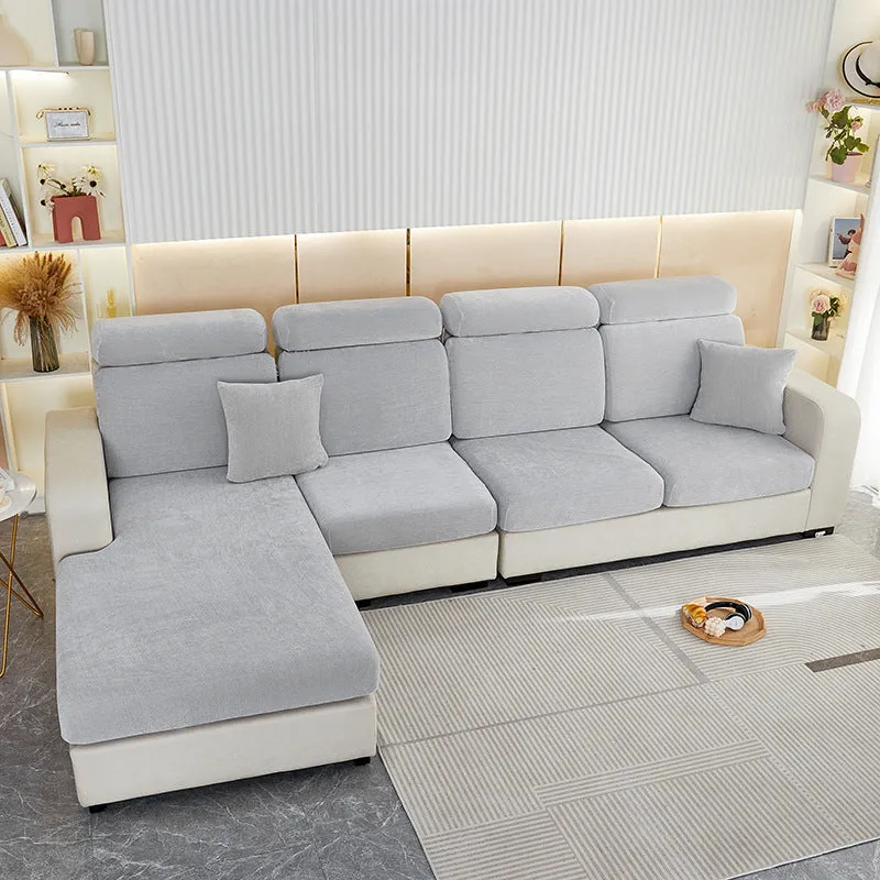 Chenille Perfection Sectional Sofa Cover