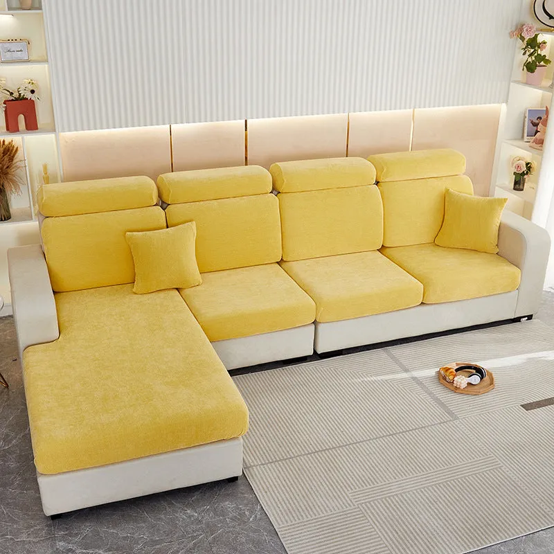 Chenille Perfection Sectional Sofa Cover