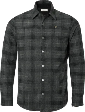 Chevalier Men&#x27;s Champ Wool Overshirt Iron Checked | Buy Chevalier Men&#x27;s Champ Wool Overshirt Iron Checked here | Outnorth