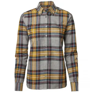 Chevalier Women&#x27;s Lynx Shirt Mustard Checked | Buy Chevalier Women&#x27;s Lynx Shirt Mustard Checked here | Outnorth