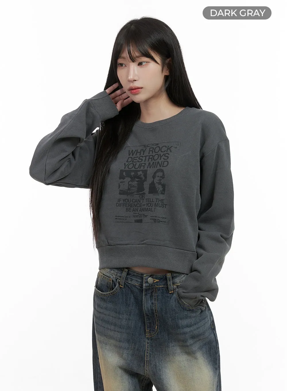 Chic Cotton Graphic Pullover CS413
