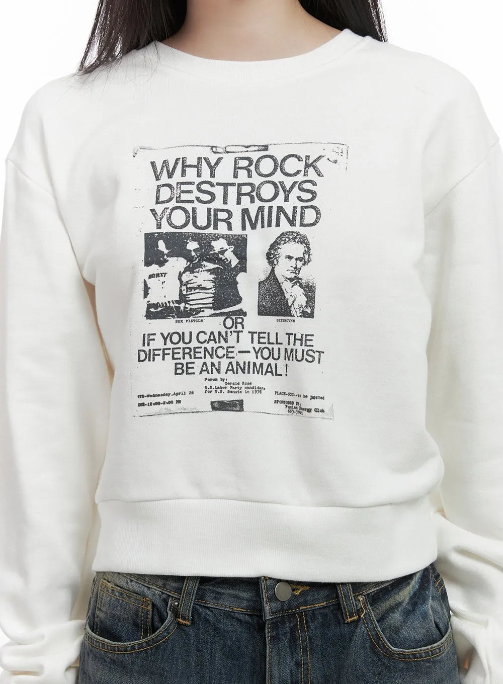 Chic Cotton Graphic Pullover CS413