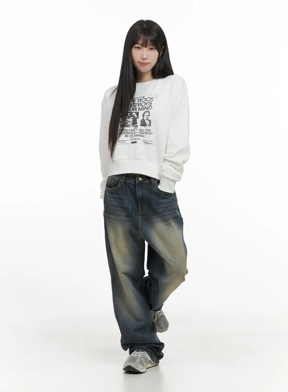 Chic Cotton Graphic Pullover CS413