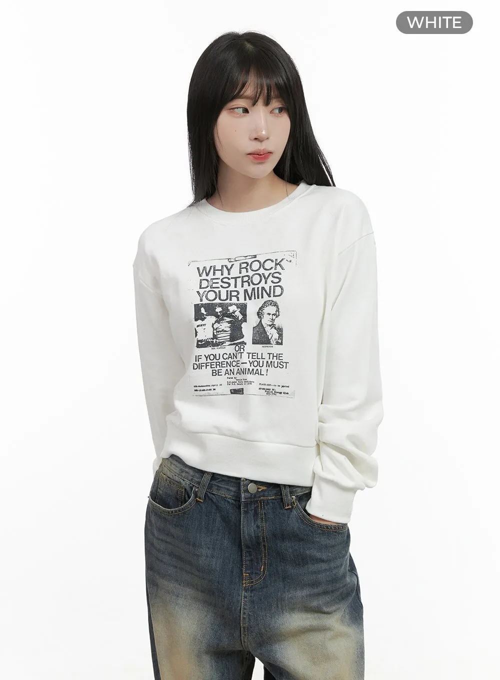 Chic Cotton Graphic Pullover CS413
