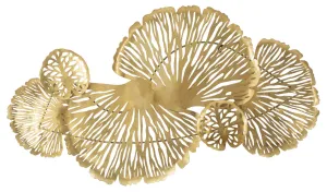 Chic Golden Leaf Wall Decor