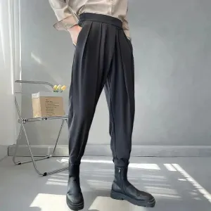 Chic Harajuku Blazer Trousers for Effortless Elegance