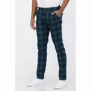 Chic Slim Plaid Pants