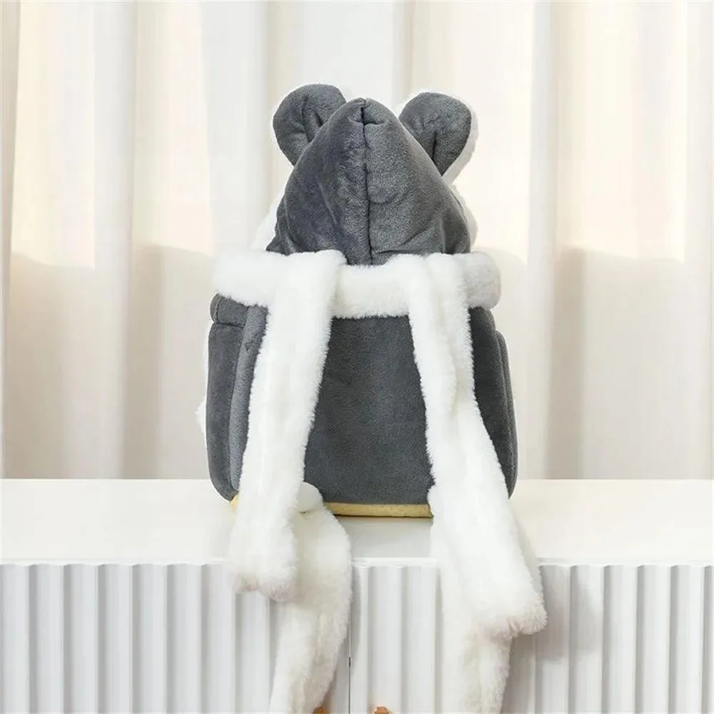 Chihuahua Winter Velvet Dog Carrier Backpack: Cozy & Stylish Travel Companion