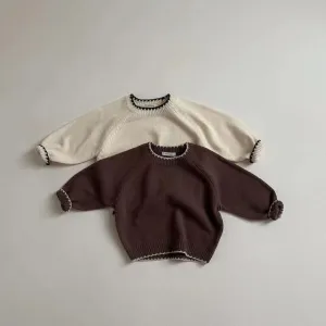 Children's Casual Knit Long-Sleeved Sweater