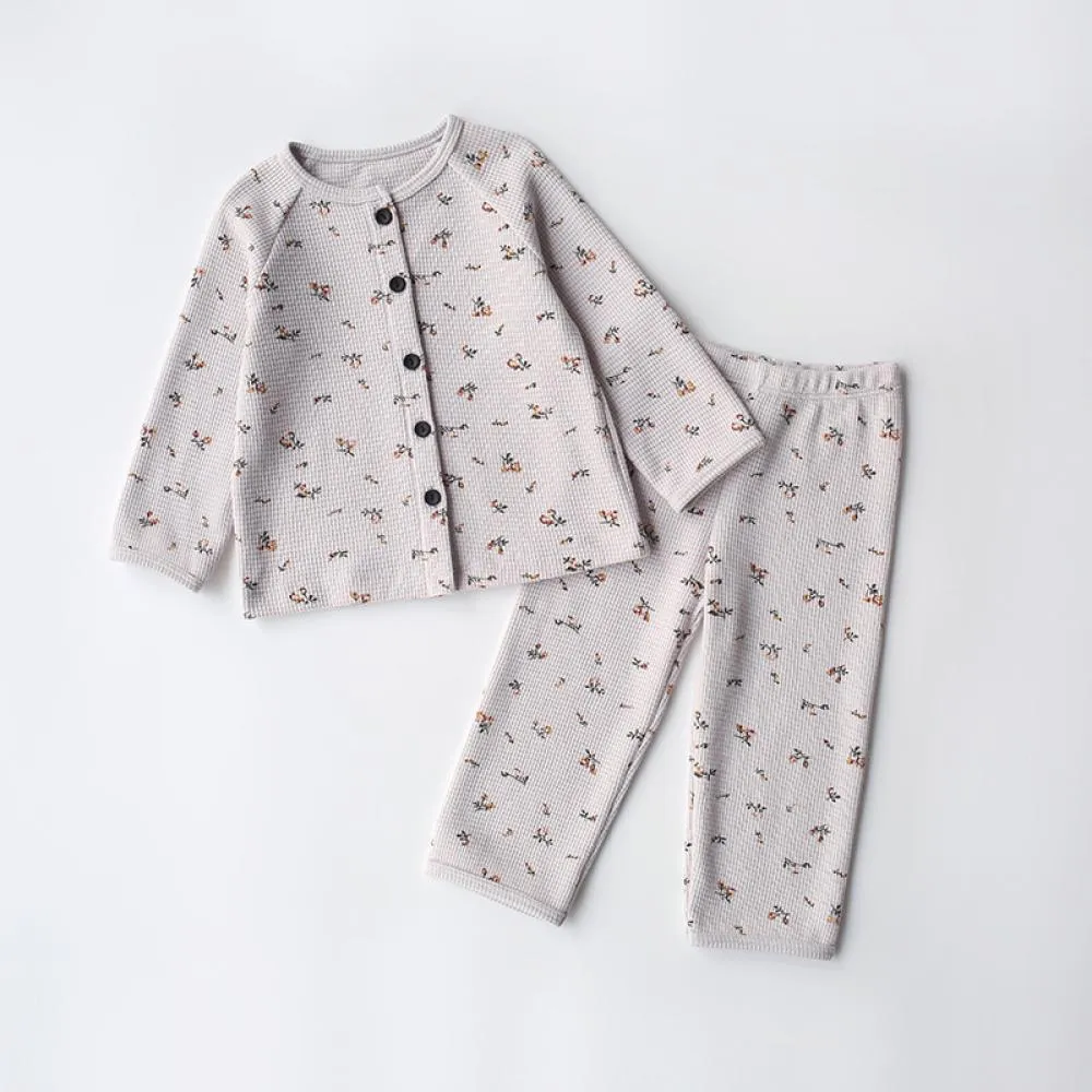 Children's Pajamas Cute Boys And Girls Baby Infant Underwear Set Winter Wholesale Kids Clothes