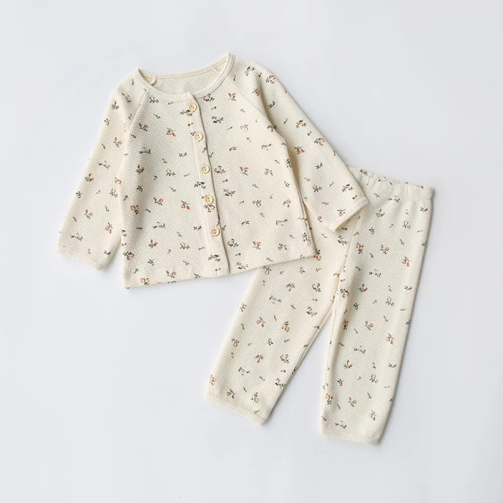 Children's Pajamas Cute Boys And Girls Baby Infant Underwear Set Winter Wholesale Kids Clothes