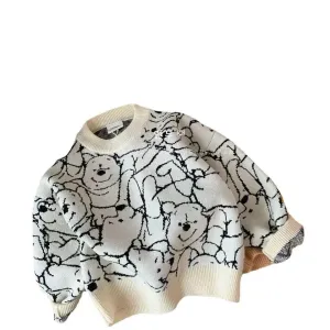 Children's Sweater Disney Winnie The Pooh  Autumn Winter Boys Girls 20450491