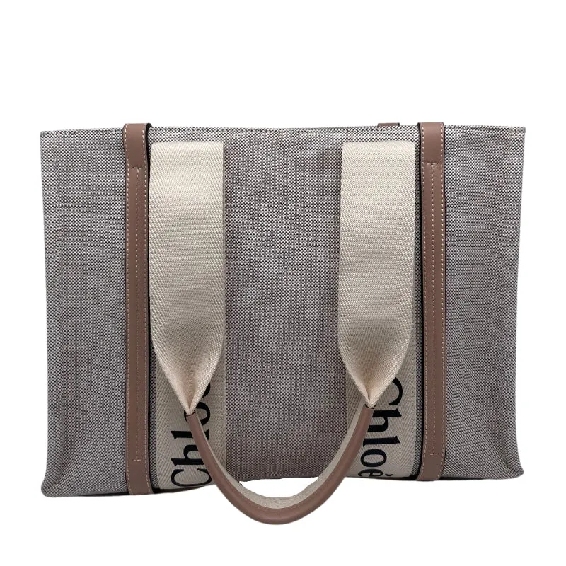 Chloé Medium Canvas Woody Tote