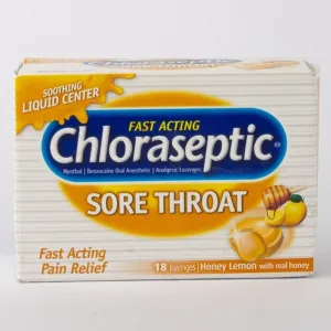Chloraseptic Honey And Lemon Lozenges 18 PC