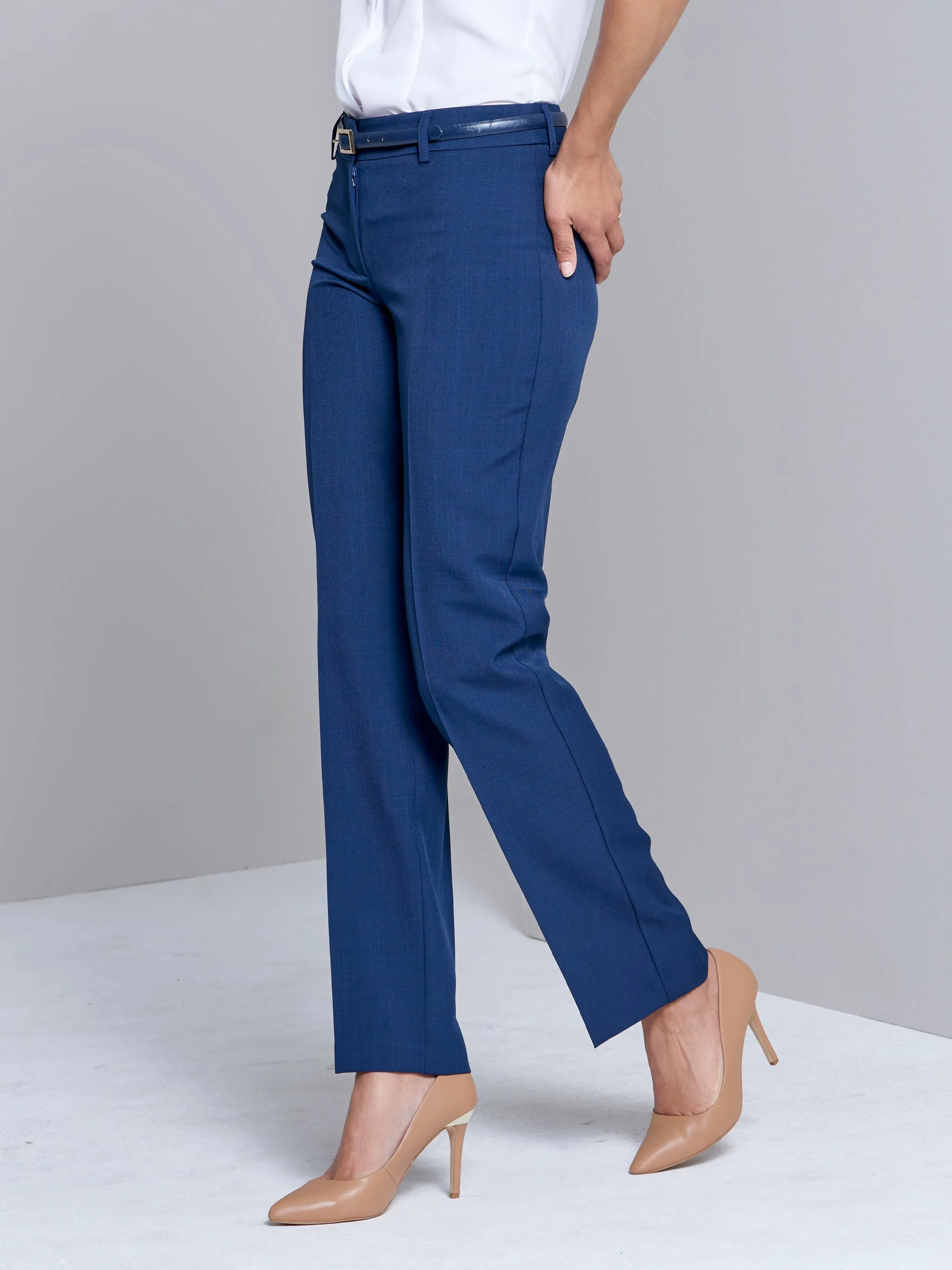 Christine regular fit pants - light blue