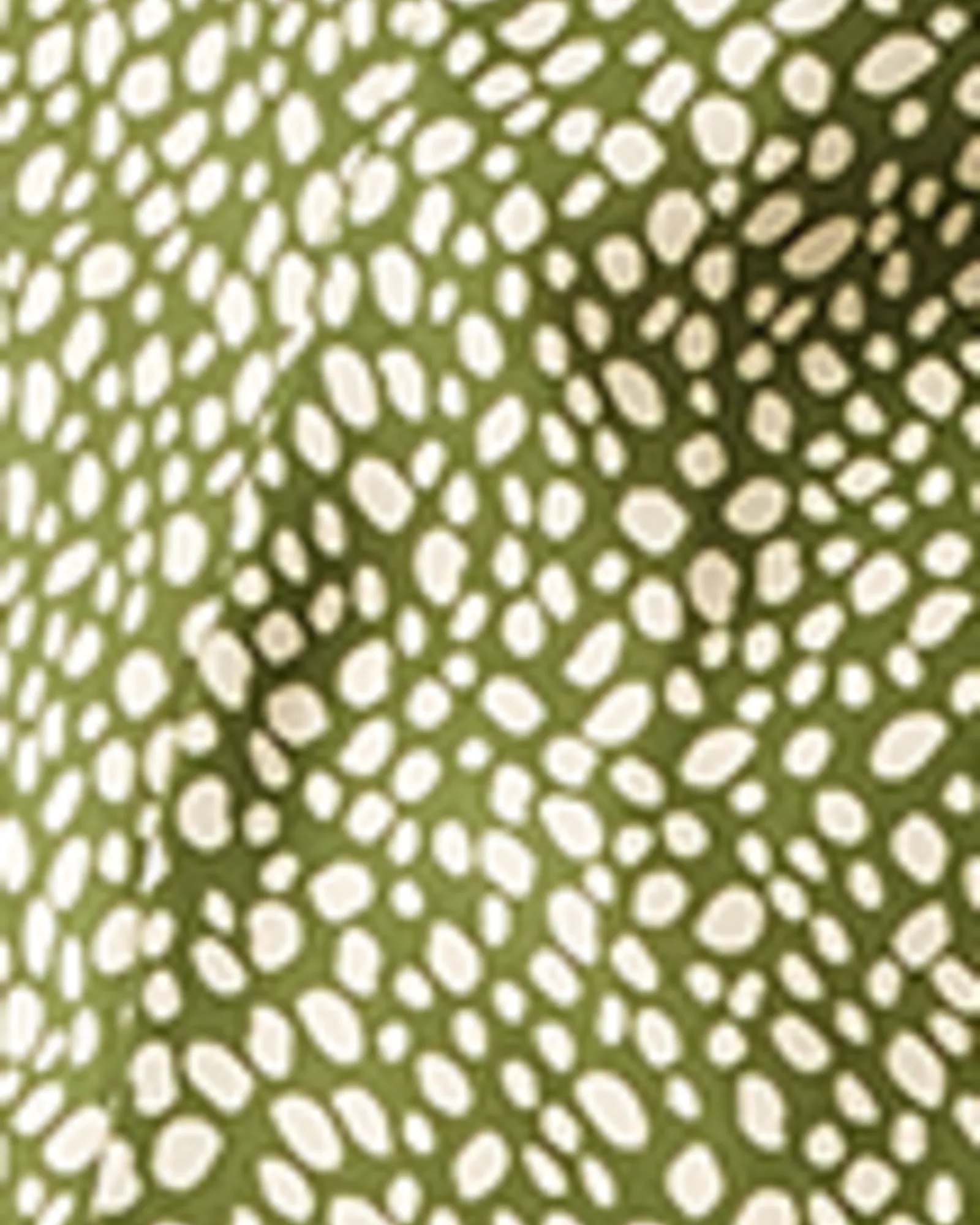 Christine Three-Quarter Sleeve Peasant Top | Olive Green / Ivory