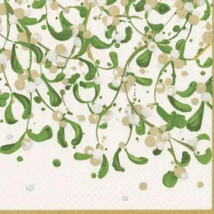 Christmas Lunch Napkin | Modern Mistletoe
