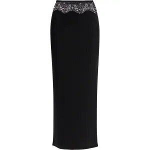 Christopher Esber "knitted skirt with lace detail