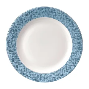 Churchill Isla Spinwash Profile Wide Rim Plates Ocean Blue 305mm (Pack of 12) - FD837