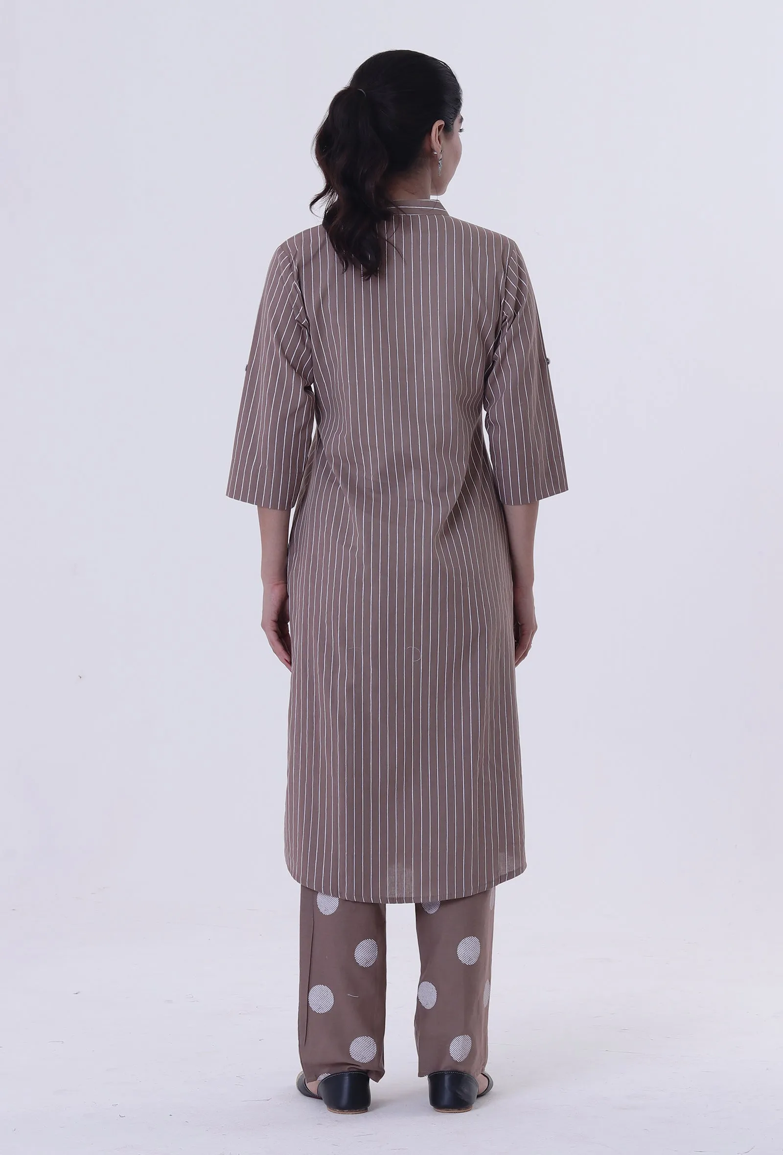 Cinereous Cotton Kurti