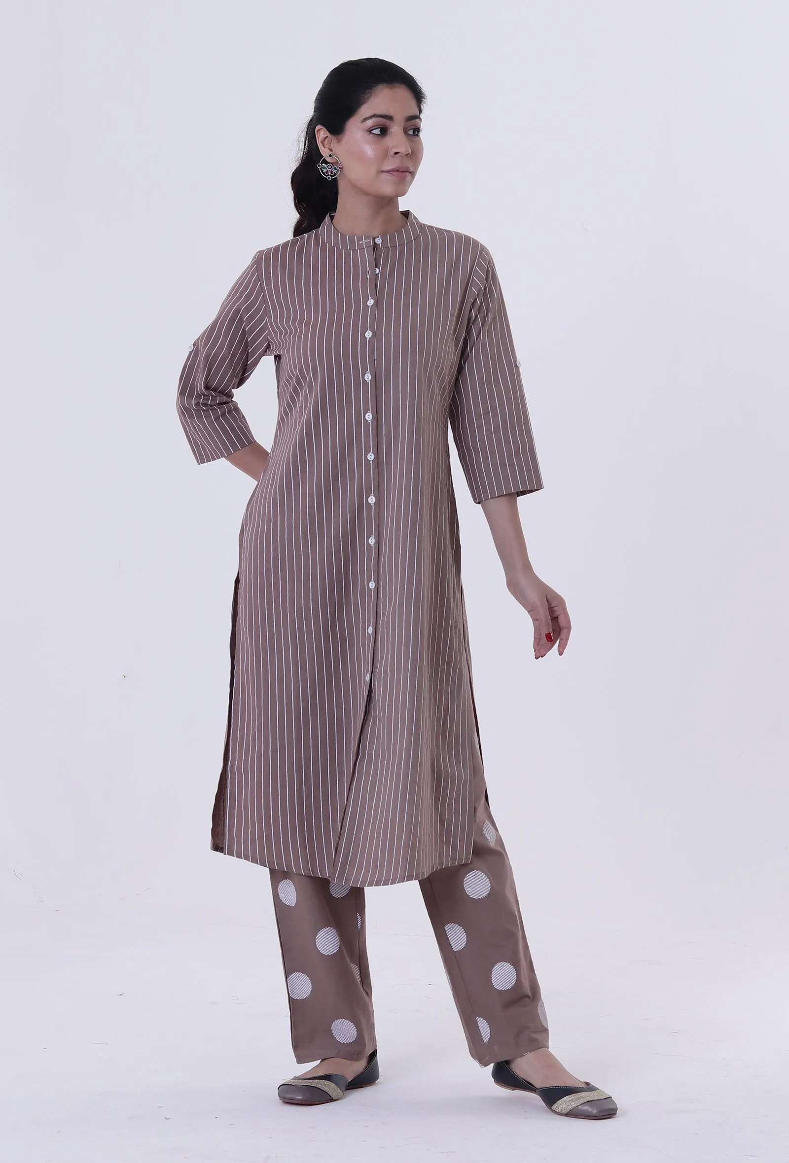 Cinereous Cotton Kurti