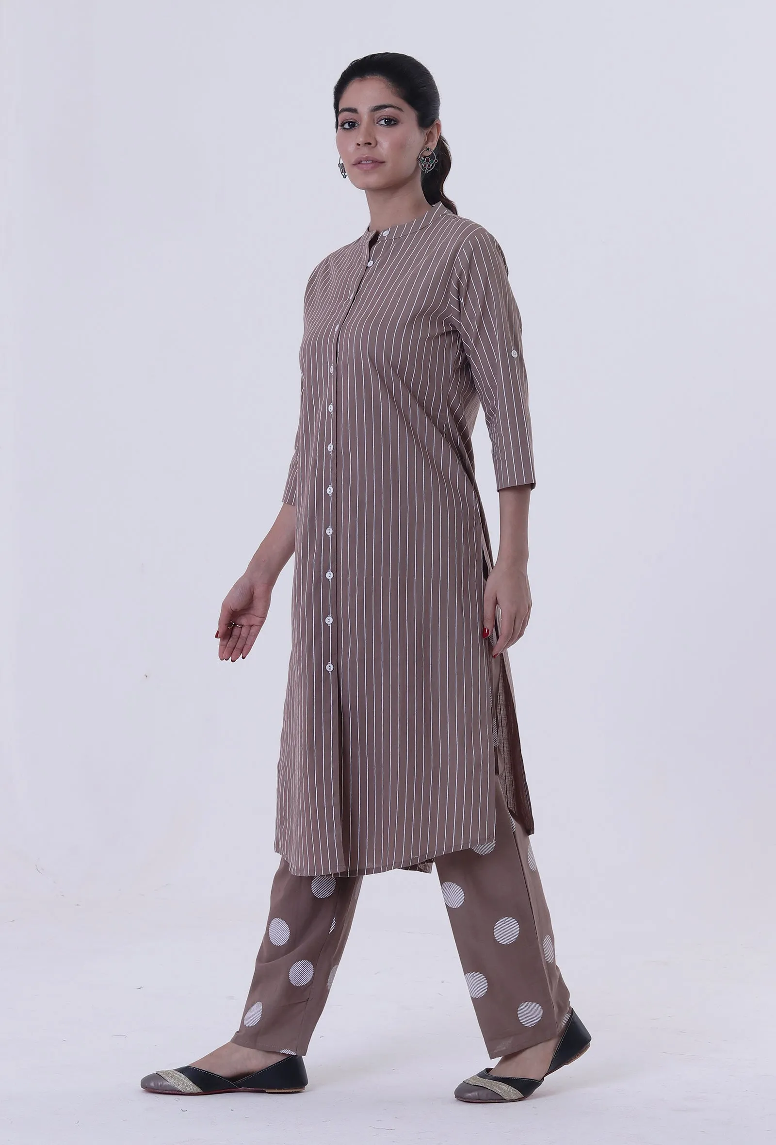 Cinereous Cotton Kurti