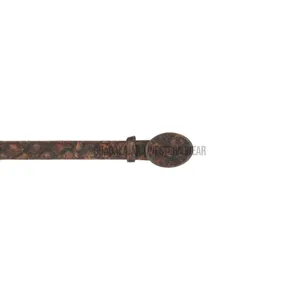 Cinto Vaquero Piel de Pirarrucu - RUSTIC COGNAC (C11U1088)