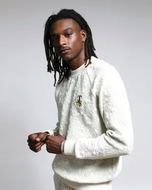 Citron 3D Knit Blister Raglan Crewneck (FINAL SALE)