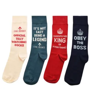 Civil Defence Men's Socks Gift Set