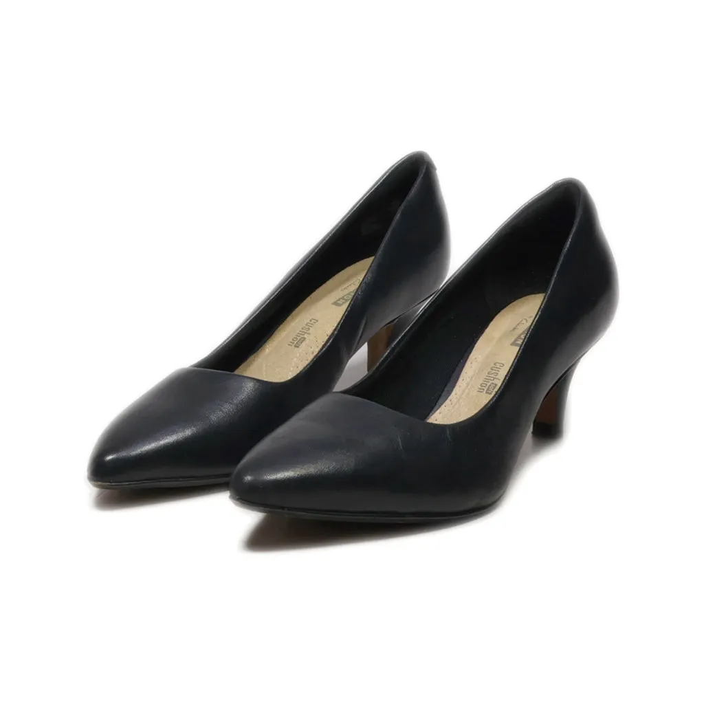 Clarks Collection Kitten Heels Leather Black Colour For Women
