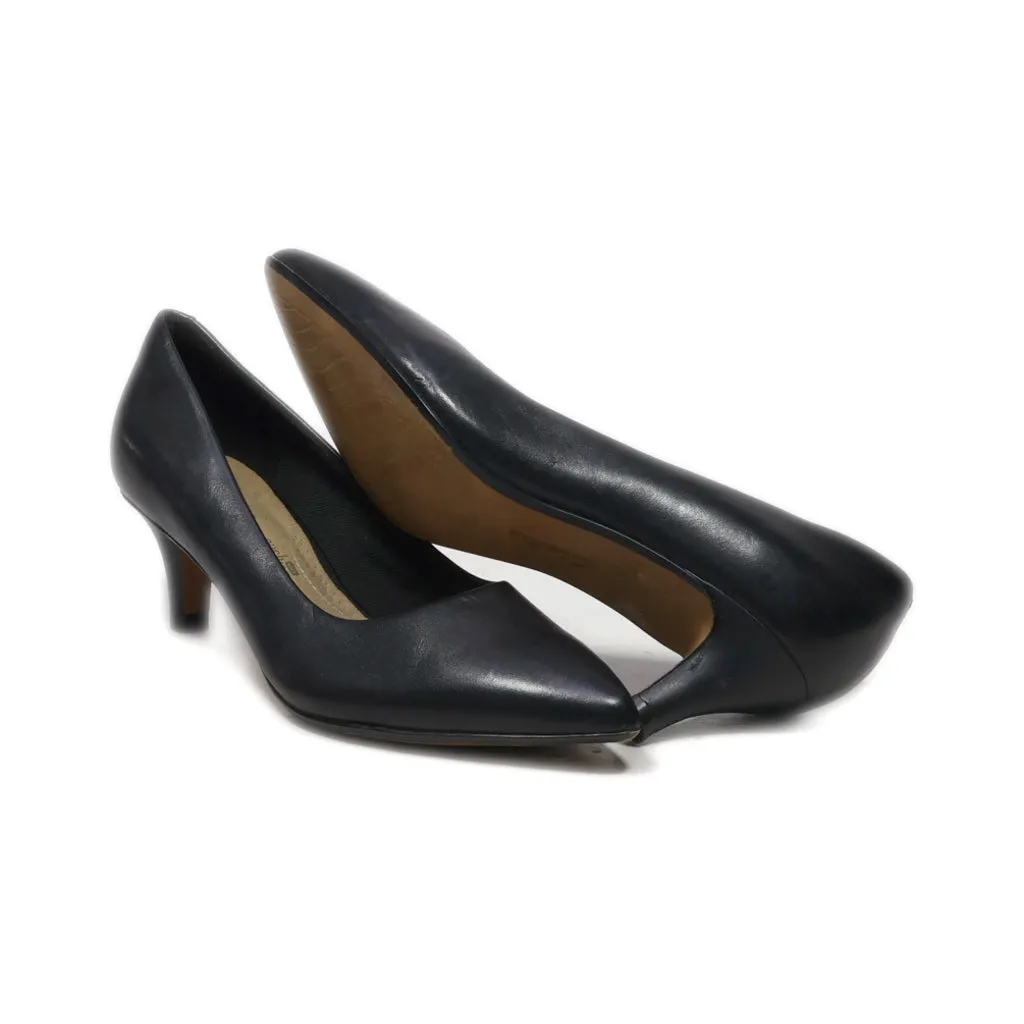 Clarks Collection Kitten Heels Leather Black Colour For Women