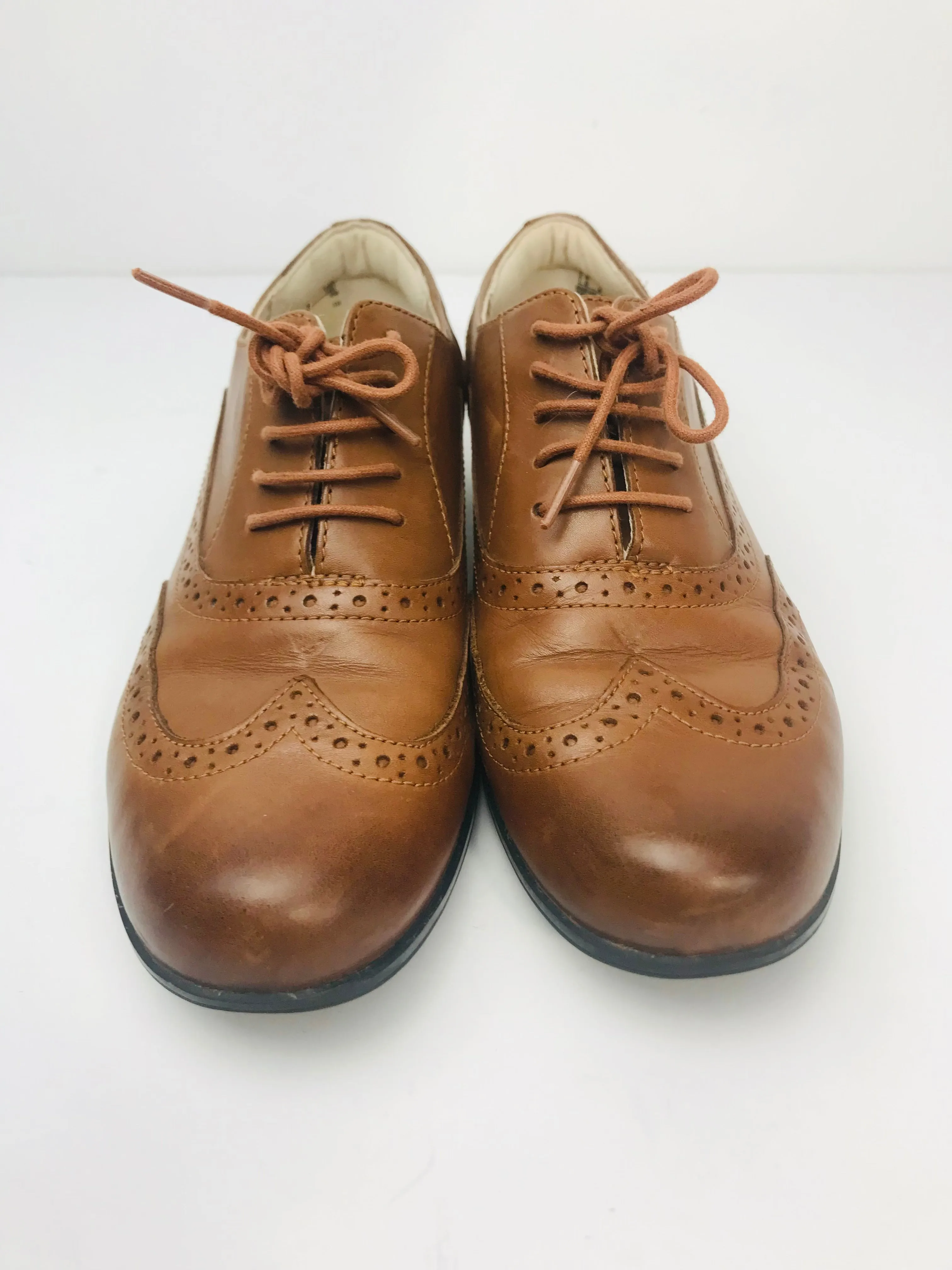 Clarks Women's Leather Brogues Shoes | UK5 | Brown