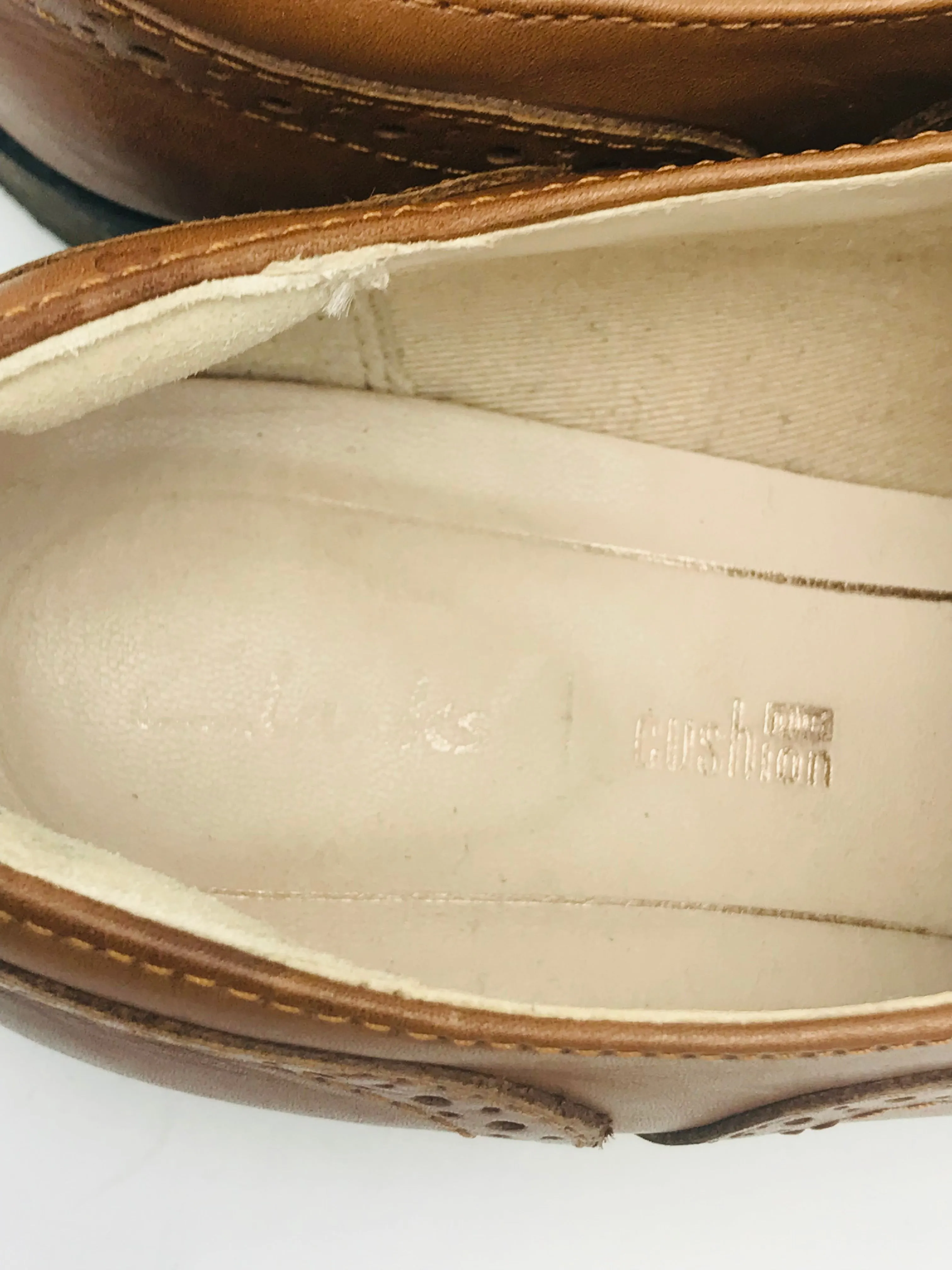 Clarks Women's Leather Brogues Shoes | UK5 | Brown