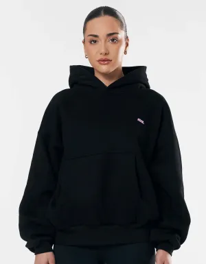 Classic Hoodie - Black/Pink