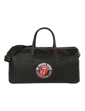 Classic Logo Premium Pebbled Leather Duffle Bag