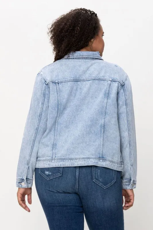 Classic Mid Length Denim Jacket