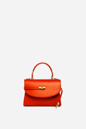 Classic New Yorker Bag in Greenwich Mandarin Orange - Gold Hardware - WAITLIST
