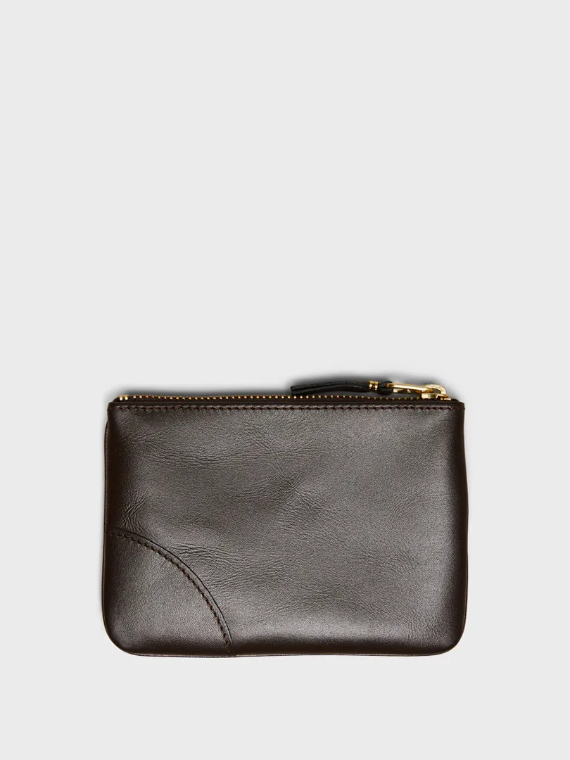 Classic Zip Wallet in Brown
