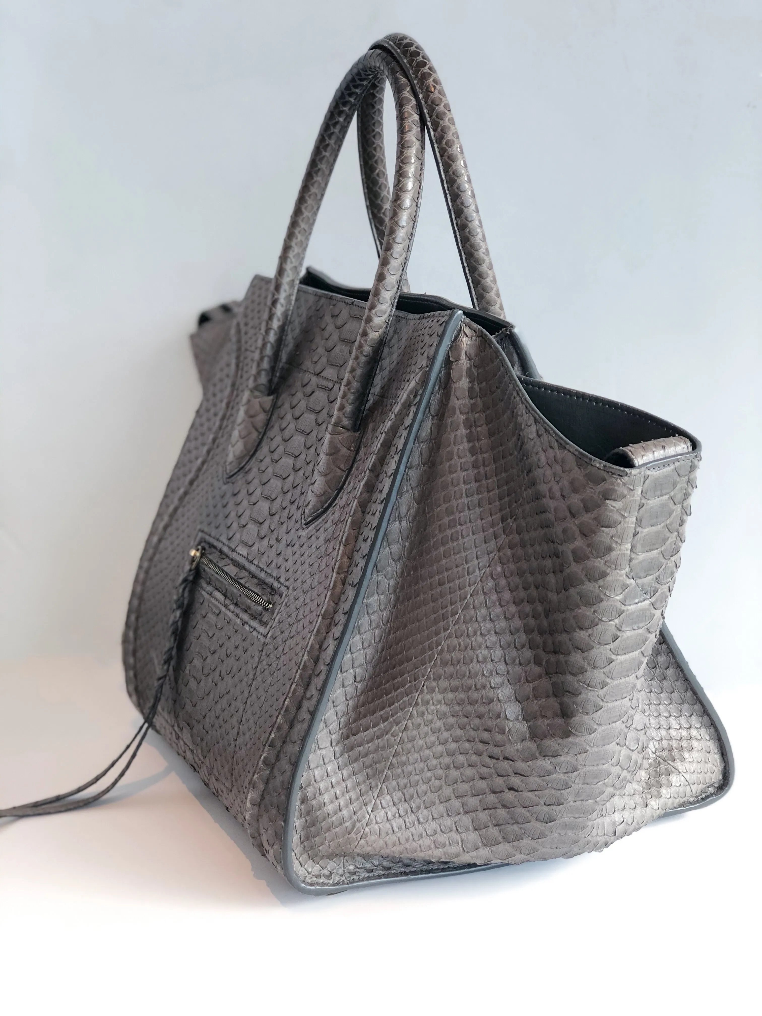 Céline Phantom Python Luggage Tote in Medium